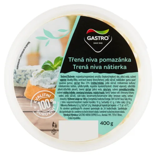 Gastro Trená niva nátierka