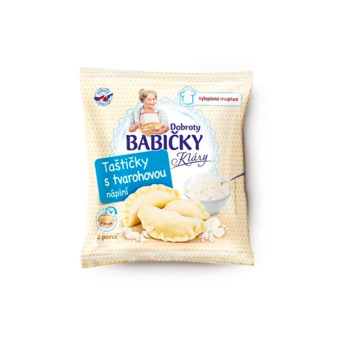 Dobroty Babičky Kláry Taštičky s tvarohovou náplňou