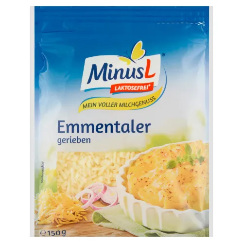 MinusBezlaktózový syr emmentaler strúhaný