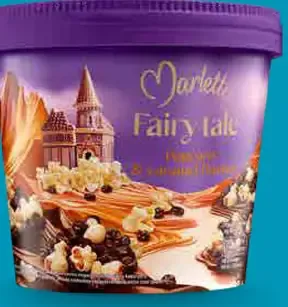 Marletto Fairy Tale zmrzlina Popcorn & caramel rodinné balenie
