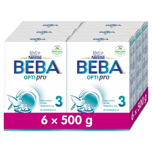 BEBA OPTIPRO 3 mlieko pre batoľatá 6 x