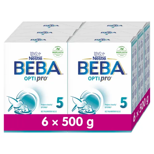 BEBA OPTIPRO 5 mlieko pre batoľatá 6 x