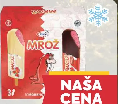 Mrož Originál jahodový multipack