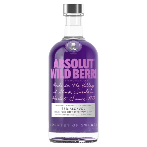 Absolut Wild Berri vodka lesné ovocie 38 %