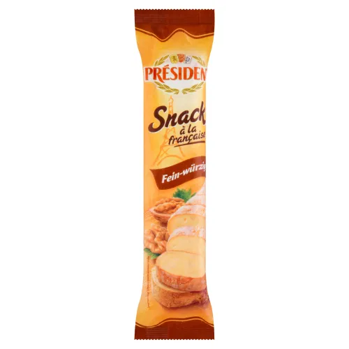 President Snack a La Francaise mäkký zrejúci plnotučný syr s bielou plesňou na povrchu