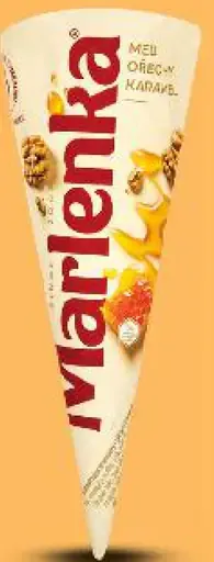 Marlenka mrazený krém – med, orech, karamel
