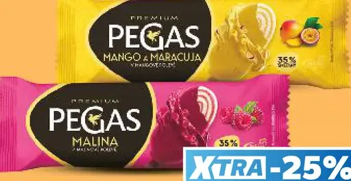 Pegas mrazený krém – mango a maracuja; malina