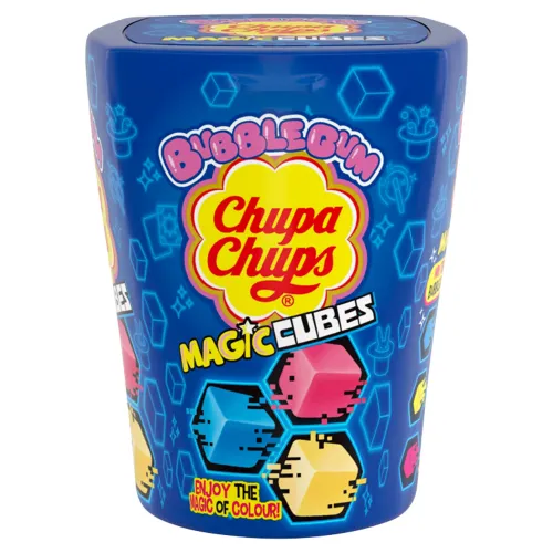 Chupa Chups Magic Cubes žuvačka s ovocnou príchuťou
