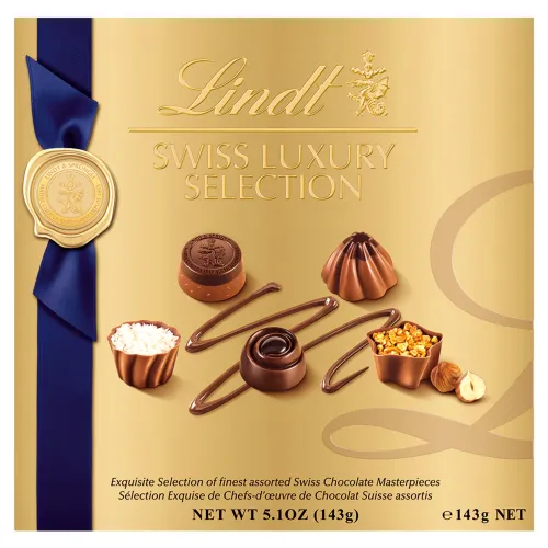 Lindt Swiss Luxury Selection zmes čokoládových bonbónov