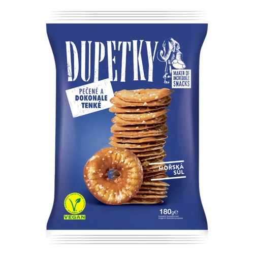 Dupetky Praclíky s jedlou morskou soľou