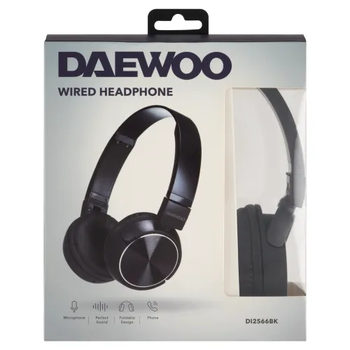 Daewoo Káblové slúchadlá DI2566BK