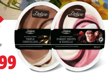 Mrazený krém Triple Chocolate, Forest Fruits & Vanilla
