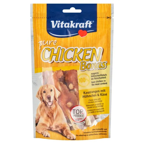 Vitakraft Pure Chicken Bonas kuracie tyčinky so syrom