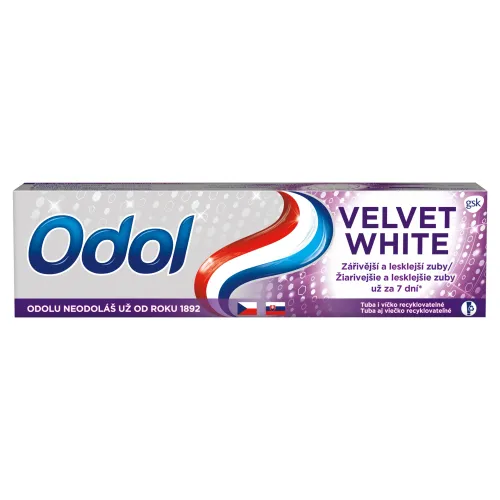 Odol Velvet White zubná pasta s fluoridom