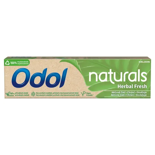 Odol Naturals Herbal Fresh zubná pasta s fluoridom
