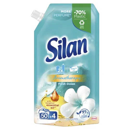 Silan Aromatherapy Fresh Ocean koncentrovaný avivážny prostriedok 54 praní