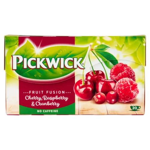 Pickwick Fruit Fusion Ovocnobylinný čaj s čerešňami, malinami a brusnicami 20 x(40 g)