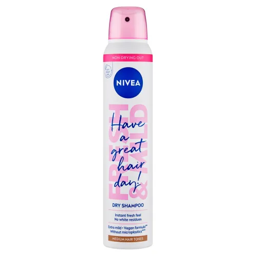 Nivea Fresh & Mild suchý šampón pre svetlejší tón vlasov