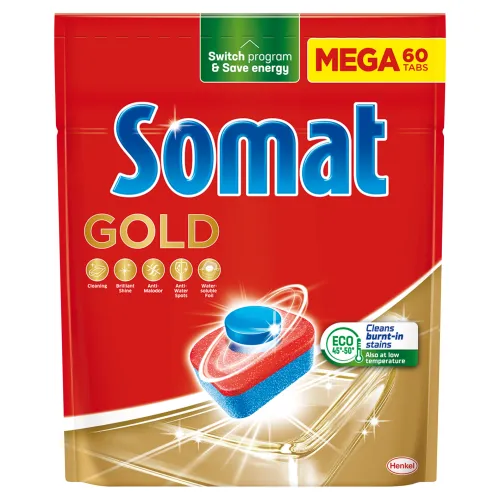 Somat Gold Tablety do umývačky riadu 60 x(1116 g)