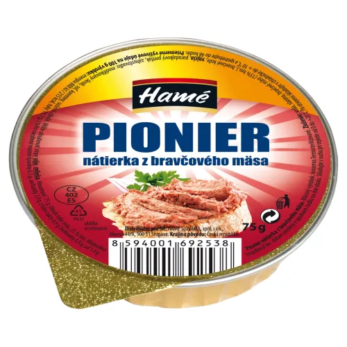 Hamé Pionier nátierka z bravčového mäsa