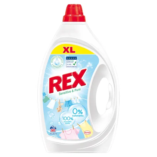 Rex Sensitive & Pure univerzálny prací prostriedok 50 praní