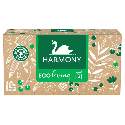 Harmony Eco Loving kozmetické utierky 3 vrstvy