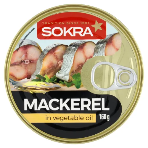 Sokra Makrela v rastlinnom oleji