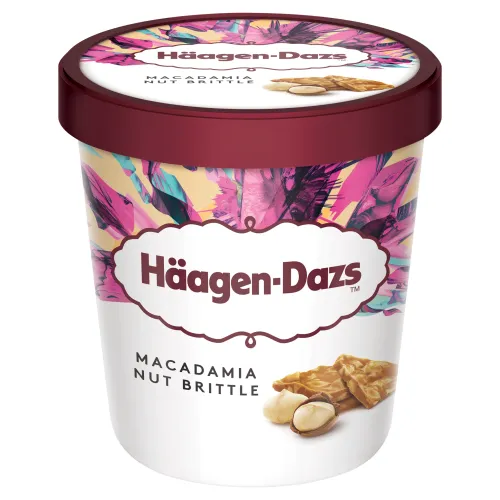 Häagen-Dazs Vanilková zmrzlina smotanová s karamelizovanými makadamovými orechmi