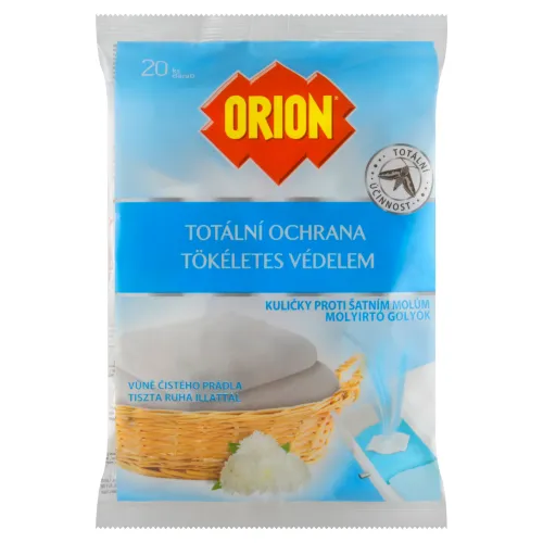 Orion Totálna ochrana guľôčky proti šatovým moliam vôňa čistej bielizne