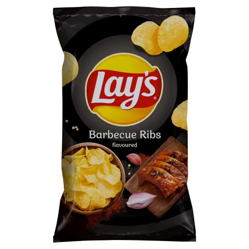 Lay's Vyprážané zemiakové lupienky s príchuťou BBQ rebierok