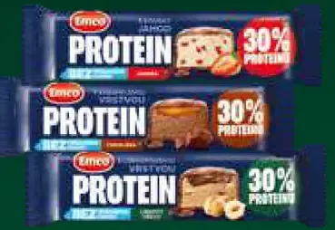 Emco proteínová tyčinka, 3 druhy