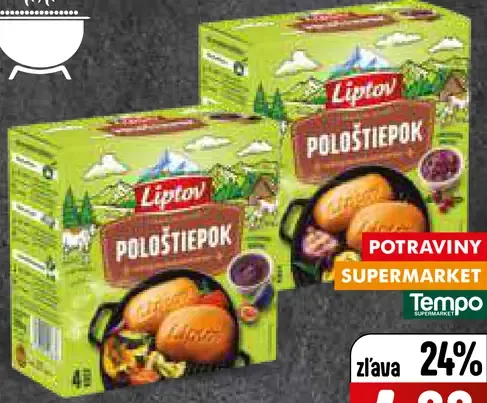 Lipton Pološtiépkok na gril s omáčkou, 2 druhy