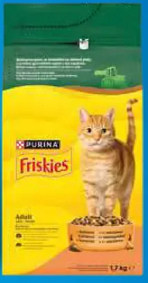Purina Friskies krmivo s kuracím mäsom a zeleninou pre mačky
