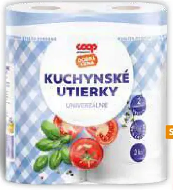 2-vrstvové kuchynské utierky