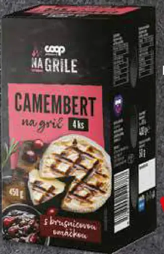 COOP Na grile Camembert na gril s brusnicovou omáčkou