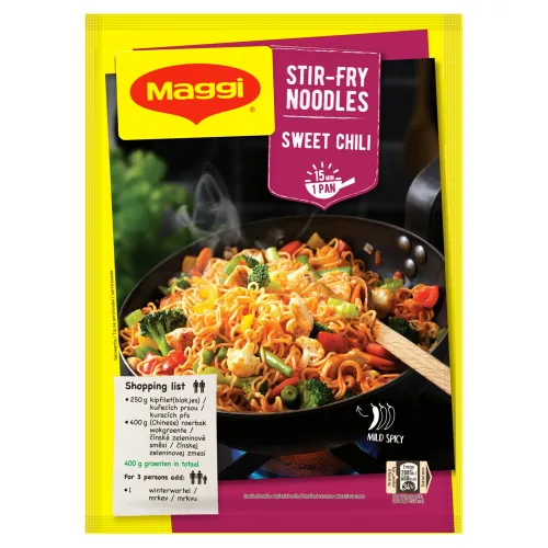 MAGGI Rezance z panvice Kura so Sweet Chili