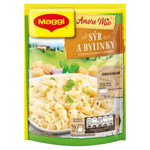 MAGGI Amore Mio Sýr a bylinky cestoviny s omáčkou vrecko
