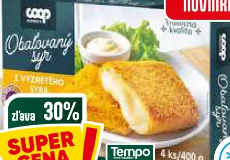 Tradičná kvalita syr obalovaný predsmažený
