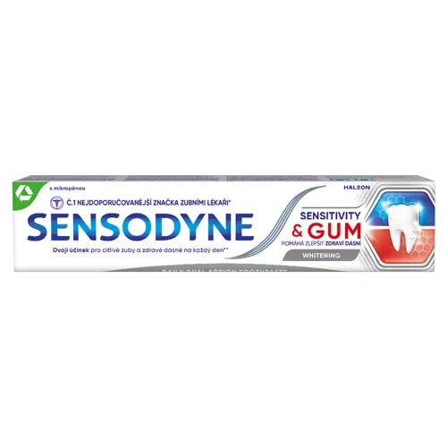 Sensodyne Sensitivity & Gum Whitening zubná pasta s fluoridom