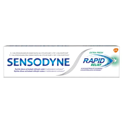 Sensodyne Rapid Relief Extra Fresh zubná pasta s fluoridom