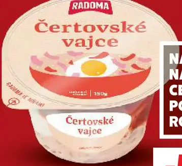 Radoma Čertovské vajce lahôdkový výrobok
