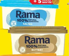 Rama tuková nátierka – Natural Salted, Buttery, Classic, rôzne druhy