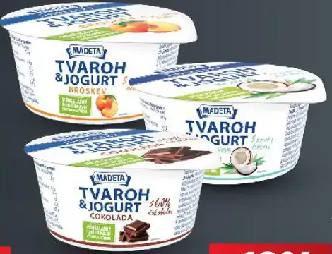 Madeta tvaroh s jogurtom, rôzne druhy