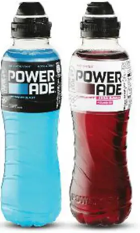 Powerade izotonický nápoj, rôzne druhy