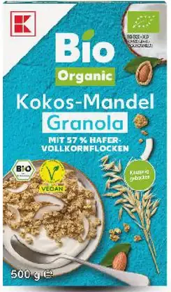 K-Bio Bio granola, rôzne druhy