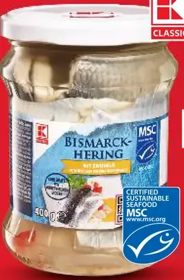 Bismarck sleďové filety v pevnom podiele
