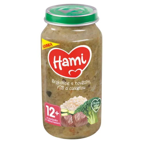 Hami Brokolica s hovädzím, ryžou a cuketou