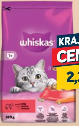 Whiskas granuly pre mačku, vybrané druhy