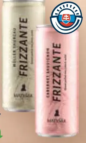 Matyšák Frizzante víno, vybrané druhy