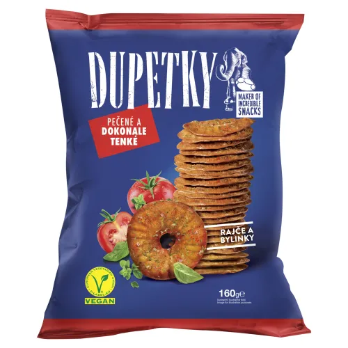 Dupetky Praclíky s príchuťou paradajka a bylinky